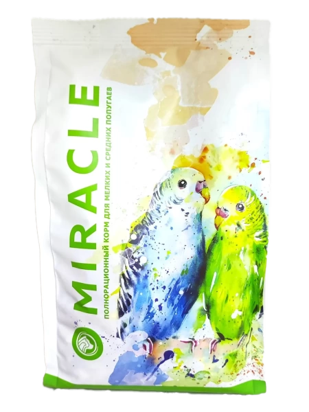 Корм для Мелких и средних попугаев “ MIRACLE ”